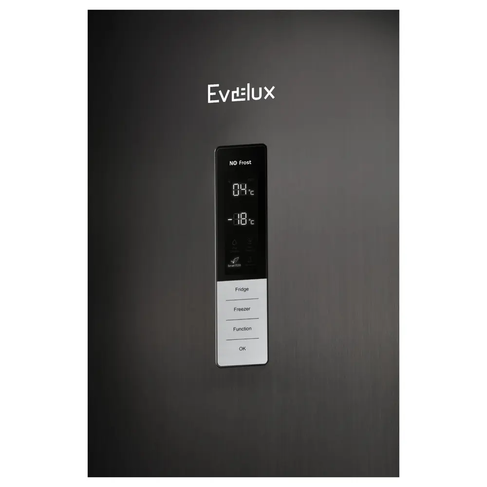 Фото 4 Отдельностоящий холодильник Evelux FS 2201 DXN 63.5x185.5 см цвет черный Фото 4 Отдельностоящий холодильник Evelux FS 2201 DXN 63.5x185.5 см цвет черный