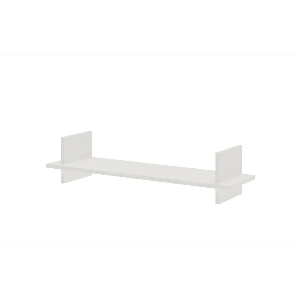 Фото Навесная полка Мэрдэс Пл1 БЕ 90x25 см ЛДСП цвет белый Фото Навесная полка Мэрдэс Пл1 БЕ 90x25 см ЛДСП цвет белый