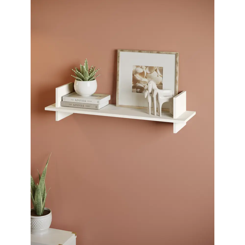 Фото 2 Навесная полка Мэрдэс Пл1 БЕ 90x25 см ЛДСП цвет белый Фото 2 Навесная полка Мэрдэс Пл1 БЕ 90x25 см ЛДСП цвет белый