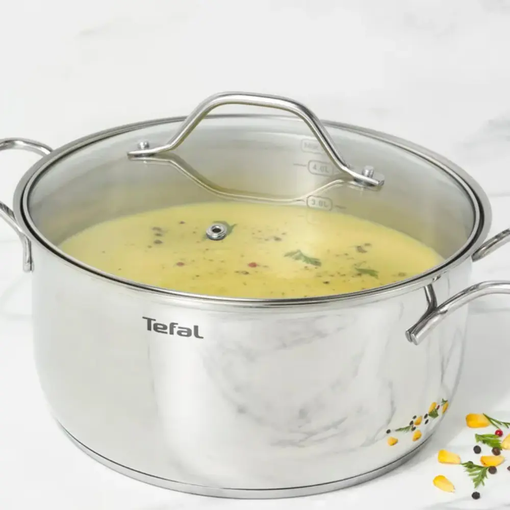 Фото 5 Набор посуды 10 предметов Tefal Intuition B864SA74 нержавеющая сталь цвет стальной Фото 5 Набор посуды 10 предметов Tefal Intuition B864SA74 нержавеющая сталь цвет стальной