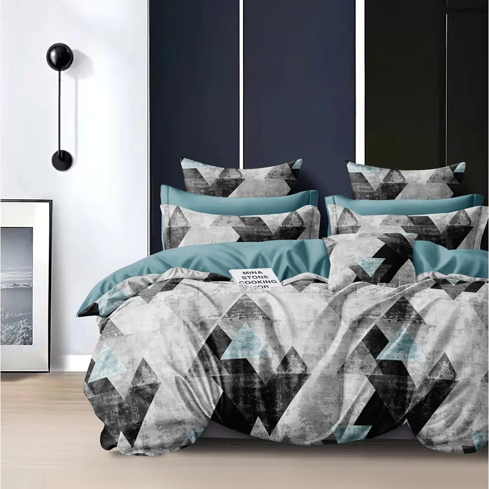 Фото Комплект постельного белья Home Mercury Гудзон 29050, евро, поплин, цвет серый