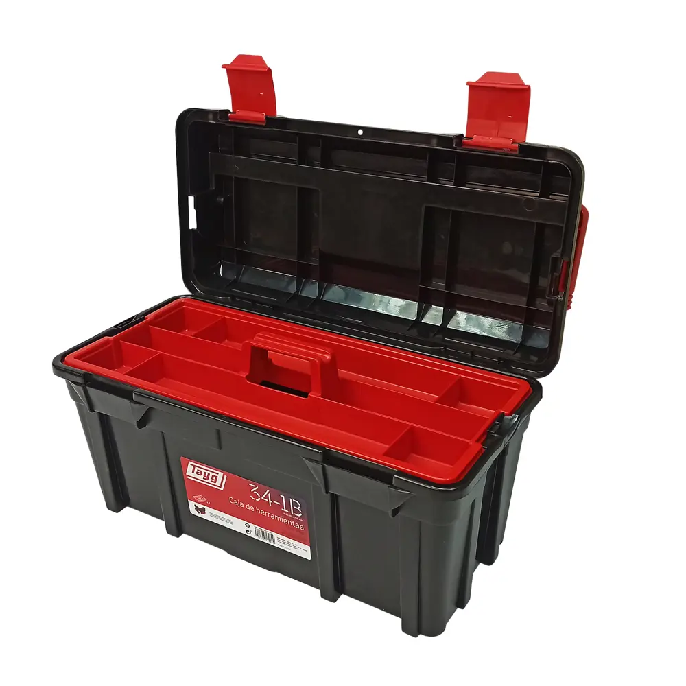 Фото 2 Ящик для инструментов Tayg TAY-134999 580x290x290 мм, пластик Фото 2 Ящик для инструментов Tayg TAY-134999 580x290x290 мм, пластик