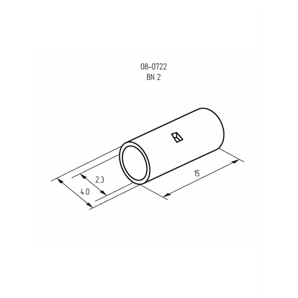 Фото 3 Соединительная гильза Rexant L-15 мм 1.5-2.5 мм² (ГМЛ (DIN) 2.5) Фото 3 Соединительная гильза Rexant L-15 мм 1.5-2.5 мм² (ГМЛ (DIN) 2.5)
