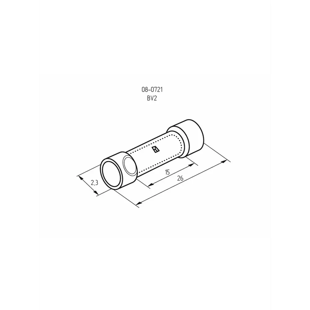 Фото 4 Соединительная гильза изолированная Rexant L-26 мм 1.5-2.5 мм² (ГСИ 2.5/ГСИ 1.5-2.5) синяя Фото 4 Соединительная гильза изолированная Rexant L-26 мм 1.5-2.5 мм² (ГСИ 2.5/ГСИ 1.5-2.5) синяя