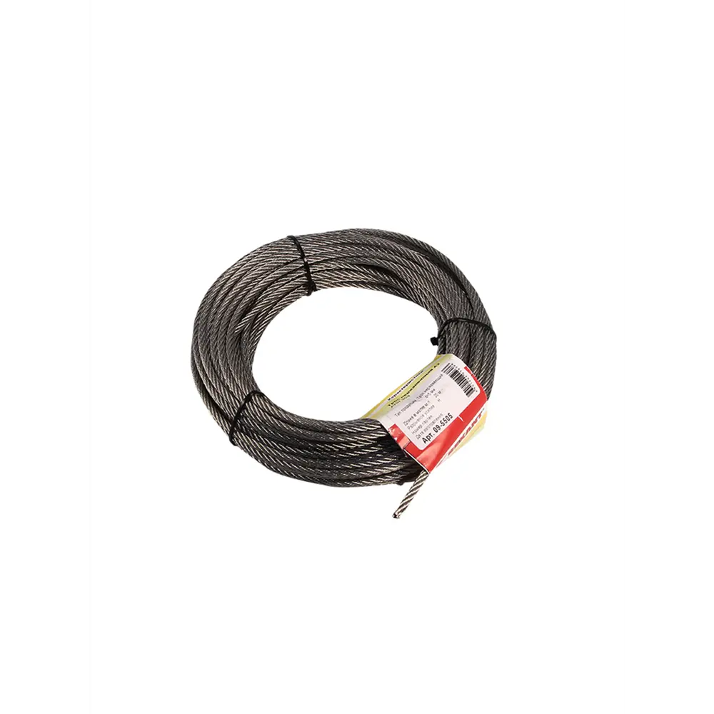 Фото Трос нержавеющий Rexant d=5 мм (моток 20 м) Фото Трос нержавеющий Rexant d=5 мм (моток 20 м)