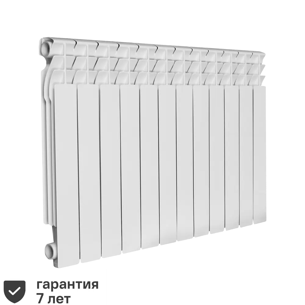 Фото Радиатор секционный Oasis Aluminium 500/70 12 секций боковое подключение алюминий белый Фото Радиатор секционный Oasis Aluminium 500/70 12 секций боковое подключение алюминий белый