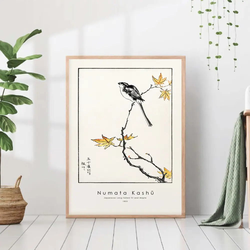 Фото Постер 28 картин "Птицы в японском стиле репродукция" 70x50 см Фото Постер 28 картин "Птицы в японском стиле репродукция" 70x50 см