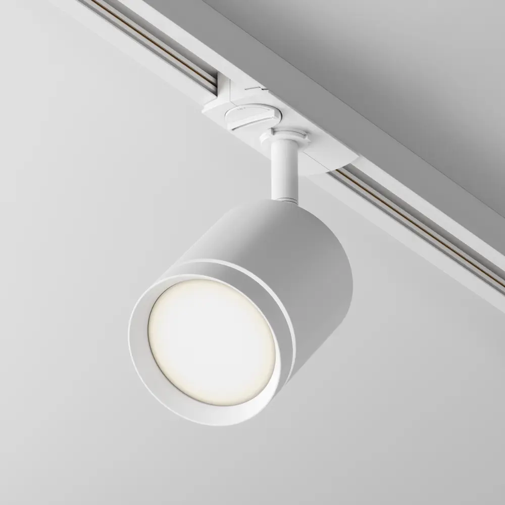 Фото Трековый светильник спот светодиодный Maytoni Tr085-1-5w4k-w 5 Вт однофазный 2 м² цвет белый Фото Трековый светильник спот светодиодный Maytoni Tr085-1-5w4k-w 5 Вт однофазный 2 м² цвет белый