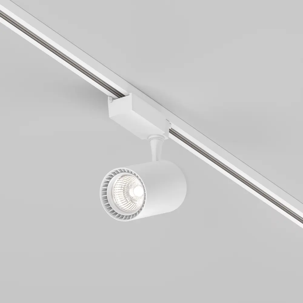 Фото 3 Трековый светильник спот светодиодный Maytoni Tr003-1-26w4k-s-w 26 Вт однофазный 10 м² цвет белый Фото 3 Трековый светильник спот светодиодный Maytoni Tr003-1-26w4k-s-w 26 Вт однофазный 10 м² цвет белый