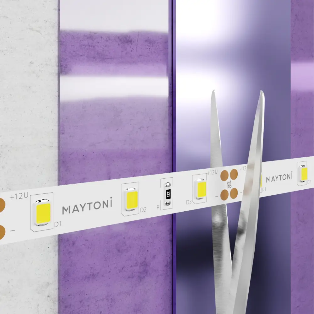 Фото 2 Светодиодная лента Maytoni 20001 60 диод 7.2 Вт/м 12 В 35 мм IP20 5 м теплый белый (желтый) свет