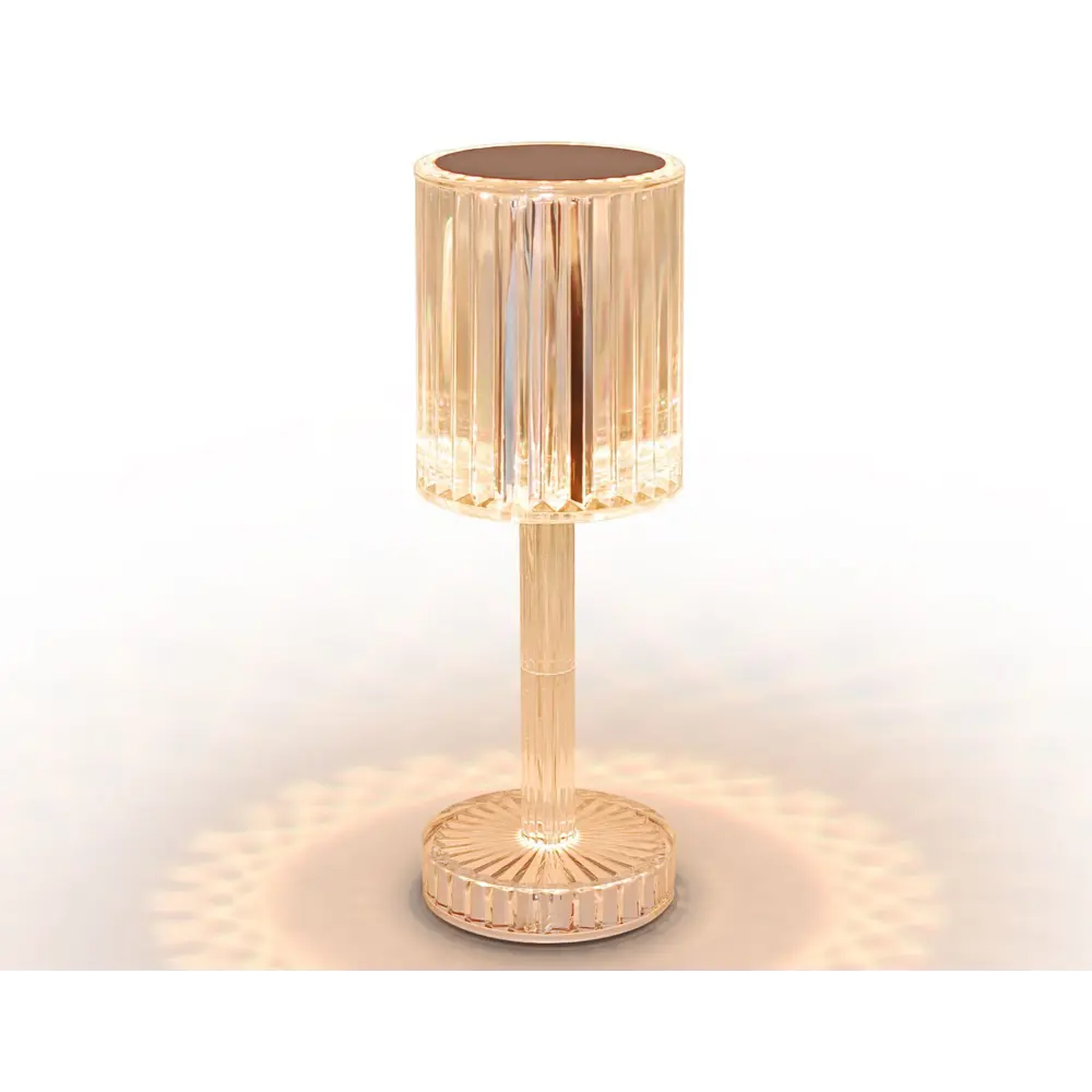 Фото Настольная лампа светодиодная Ambrella light De8066 с регулировкой цвета света цвет прозрачный Фото Настольная лампа светодиодная Ambrella light De8066 с регулировкой цвета света цвет прозрачный