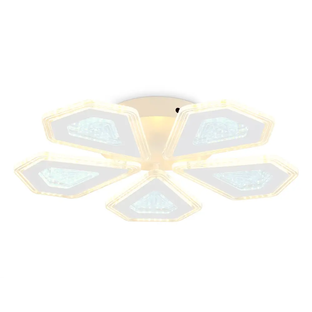 Фото Люстра потолочная светодиодная Ambrella light Fa4030 с пультом управления 18 м² регулируемый белый свет цвет белый Фото Люстра потолочная светодиодная Ambrella light Fa4030 с пультом управления 18 м² регулируемый белый свет цвет белый