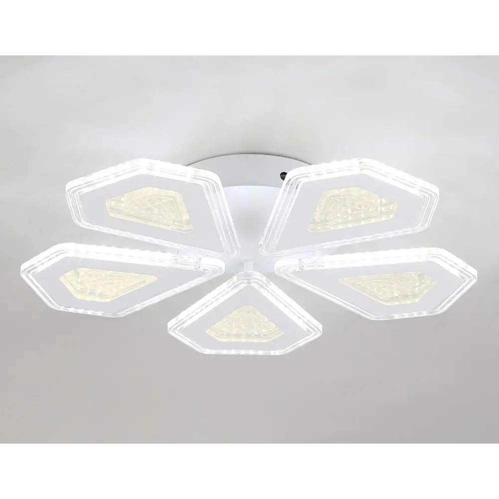 Фото 4 Люстра потолочная светодиодная Ambrella light Fa4030 с пультом управления 18 м² регулируемый белый свет цвет белый Фото 4 Люстра потолочная светодиодная Ambrella light Fa4030 с пультом управления 18 м² регулируемый белый свет цвет белый