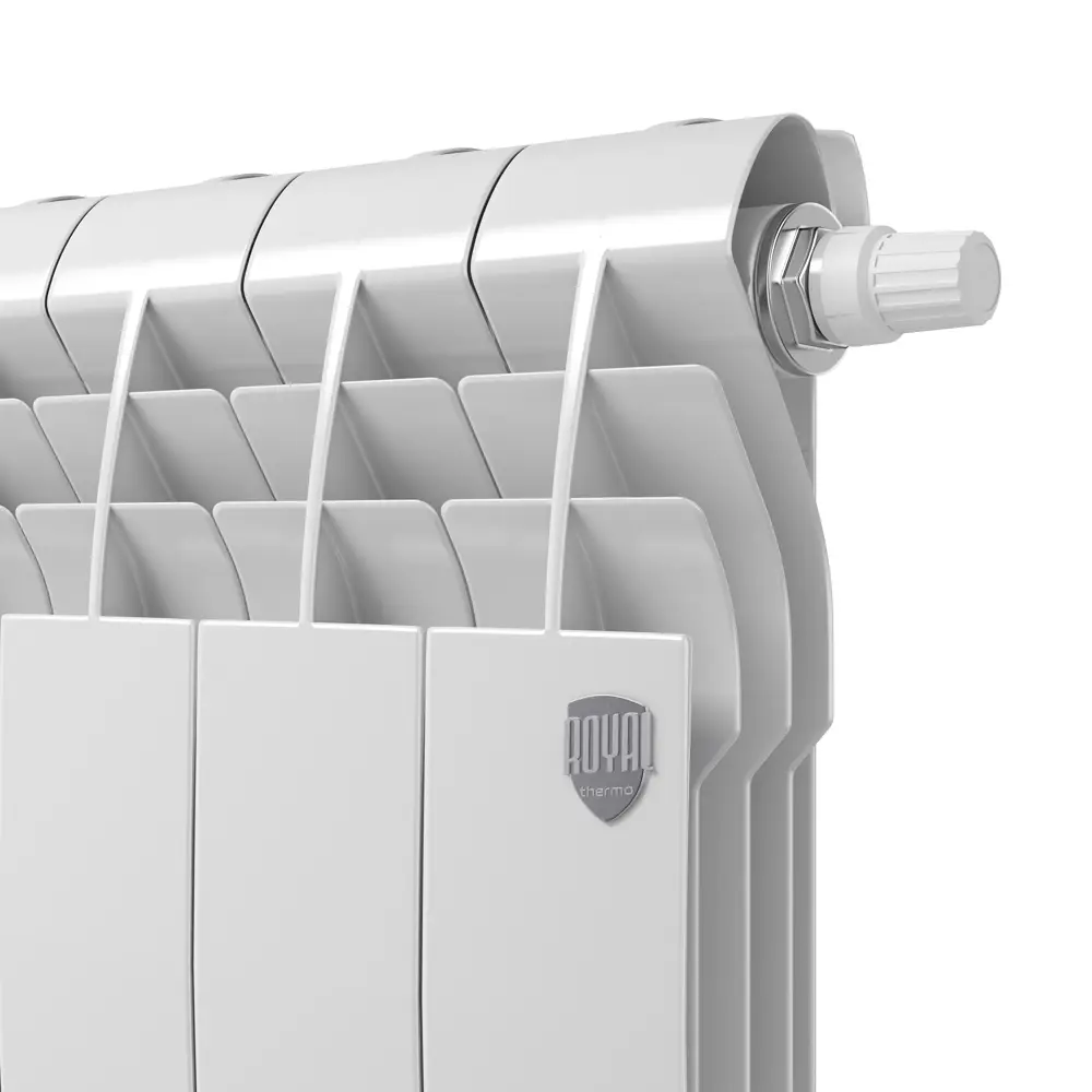 Фото 3 Радиатор Royal thermo BiLiner/Bianco Traffico 500 4 секций нижнее подключение биметалл белый