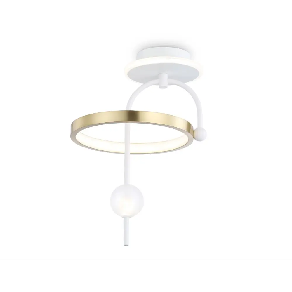 Фото Люстра потолочная светодиодная Ambrella light Fl66422 6 м² регулируемый белый свет цвет белый Фото Люстра потолочная светодиодная Ambrella light Fl66422 6 м² регулируемый белый свет цвет белый