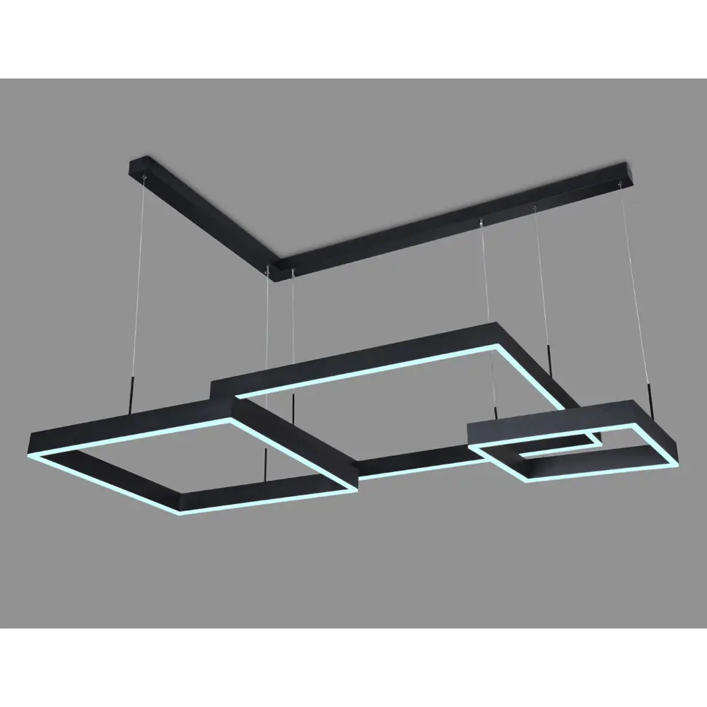 Фото 3 Светильник подвесной светодиодный Ambrella light Fa6649 с пультом управления 28 м² регулируемый белый свет цвет черный Фото 3 Светильник подвесной светодиодный Ambrella light Fa6649 с пультом управления 28 м² регулируемый белый свет цвет черный