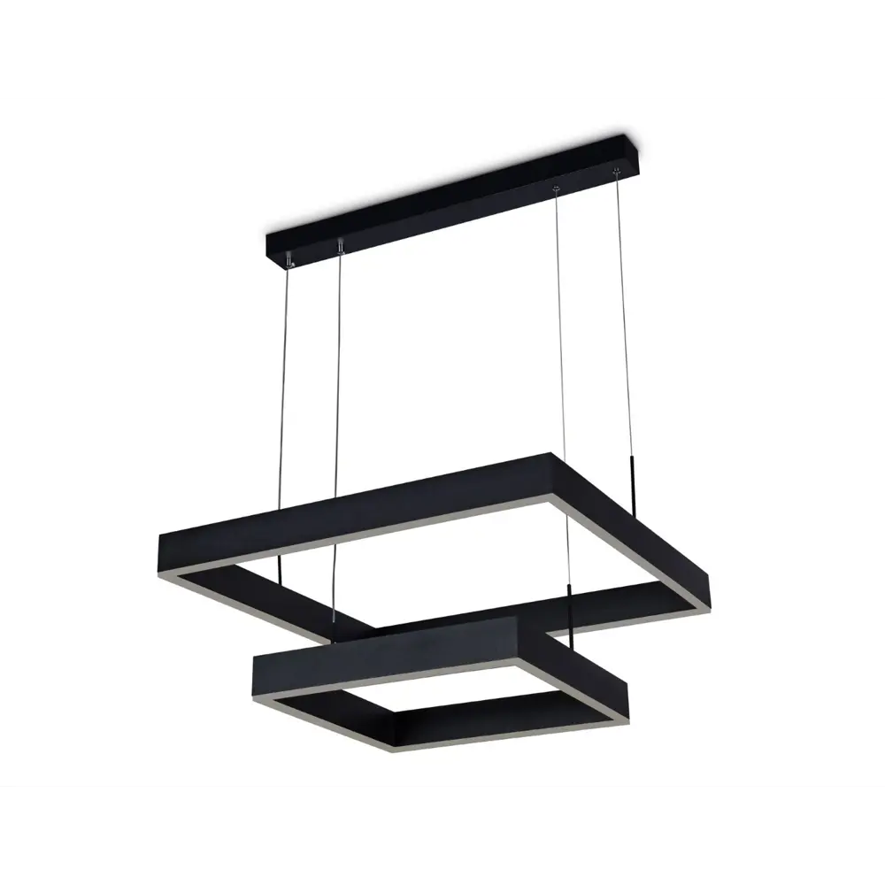 Фото 4 Светильник подвесной светодиодный Ambrella light Fa6633 с пультом управления 20 м² регулируемый белый свет цвет черный Фото 4 Светильник подвесной светодиодный Ambrella light Fa6633 с пультом управления 20 м² регулируемый белый свет цвет черный