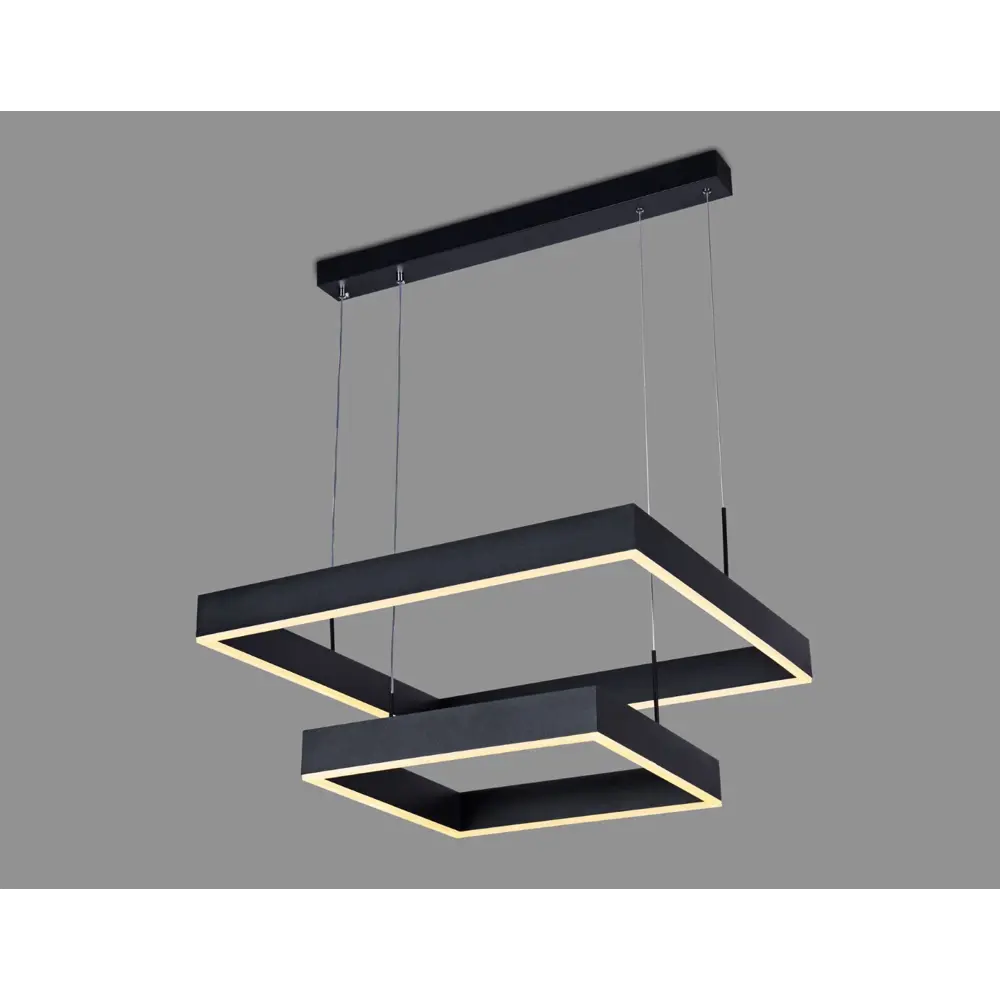 Фото 2 Светильник подвесной светодиодный Ambrella light Fa6633 с пультом управления 20 м² регулируемый белый свет цвет черный Фото 2 Светильник подвесной светодиодный Ambrella light Fa6633 с пультом управления 20 м² регулируемый белый свет цвет черный