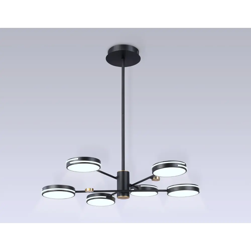 Фото 3 Люстра на штанге светодиодная Ambrella light Fl51639 28 м² регулируемый белый свет цвет черный Фото 3 Люстра на штанге светодиодная Ambrella light Fl51639 28 м² регулируемый белый свет цвет черный