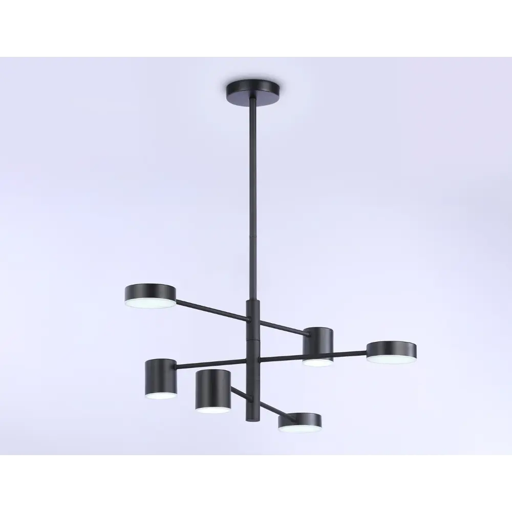 Фото 2 Люстра на штанге светодиодная Ambrella light Fl51686 23 м² регулируемый белый свет цвет черный Фото 2 Люстра на штанге светодиодная Ambrella light Fl51686 23 м² регулируемый белый свет цвет черный