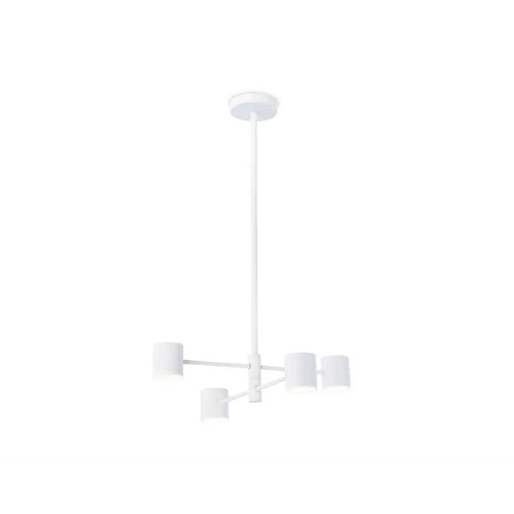 Фото Люстра на штанге светодиодная Ambrella light Fl51705 18 м² регулируемый белый свет цвет белый Фото Люстра на штанге светодиодная Ambrella light Fl51705 18 м² регулируемый белый свет цвет белый