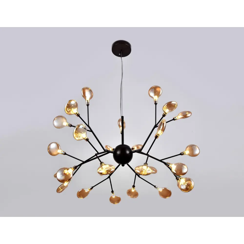 Фото 2 Люстра подвесная Ambrella light Traditional 27 ламп 23 м² цвет кофе Фото 2 Люстра подвесная Ambrella light Traditional 27 ламп 23 м² цвет кофе