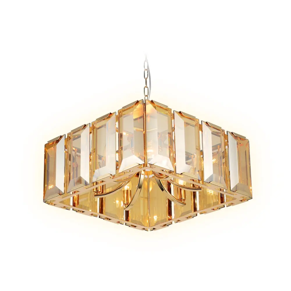 Фото Люстра подвесная Ambrella light Traditional Tr5149 6 ламп 18 м² цвет золото