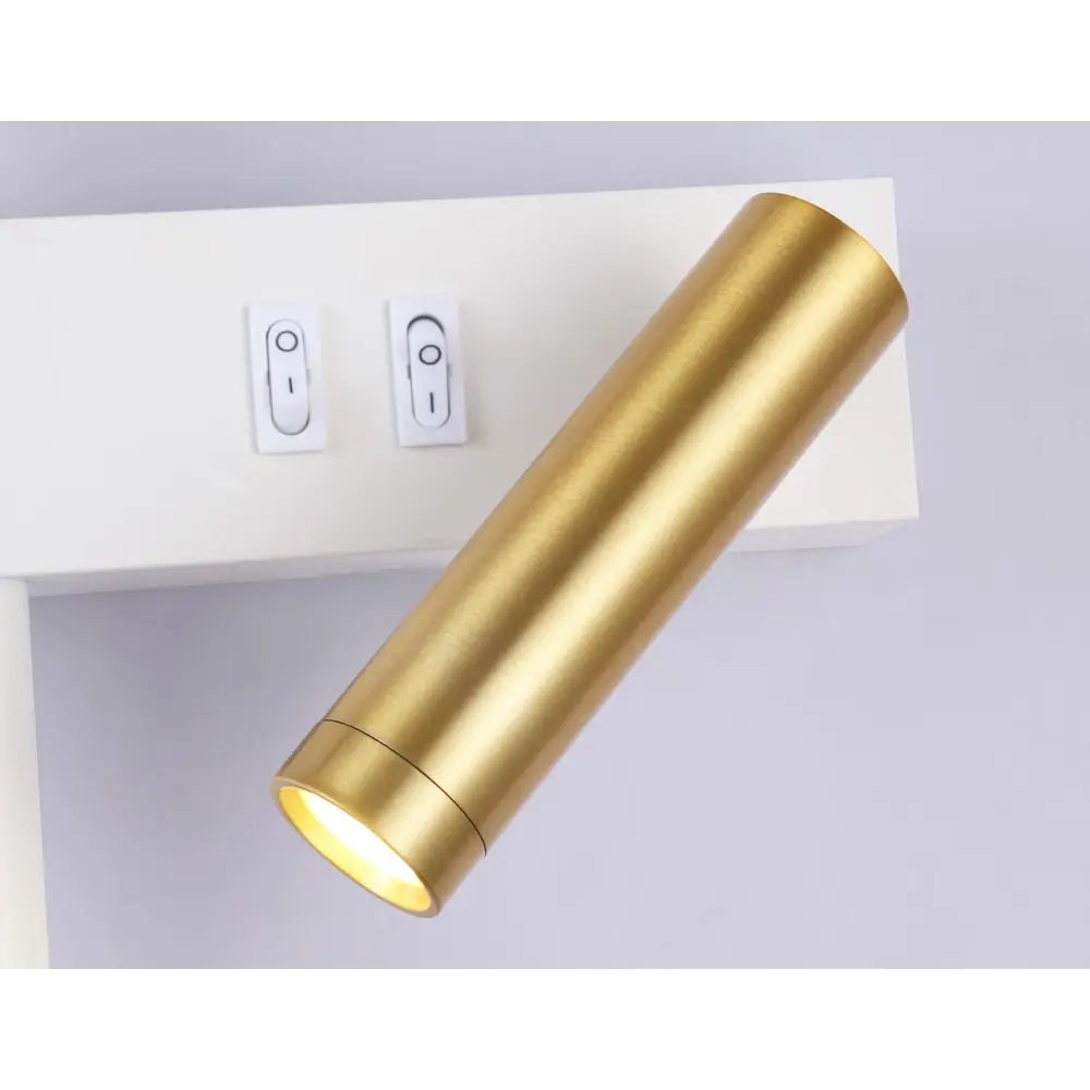 Фото 6 Настенный светильник светодиодный Ambrella light Fl5207 нейтральный белый свет цвет белый, золото Фото 6 Настенный светильник светодиодный Ambrella light Fl5207 нейтральный белый свет цвет белый, золото