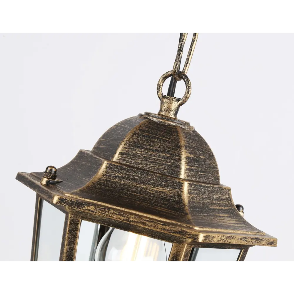 Фото 5 Светильник подвесной уличный Ambrella light St2031 40 Вт IP54 цвет черный золото прозрачный Фото 5 Светильник подвесной уличный Ambrella light St2031 40 Вт IP54 цвет черный золото прозрачный