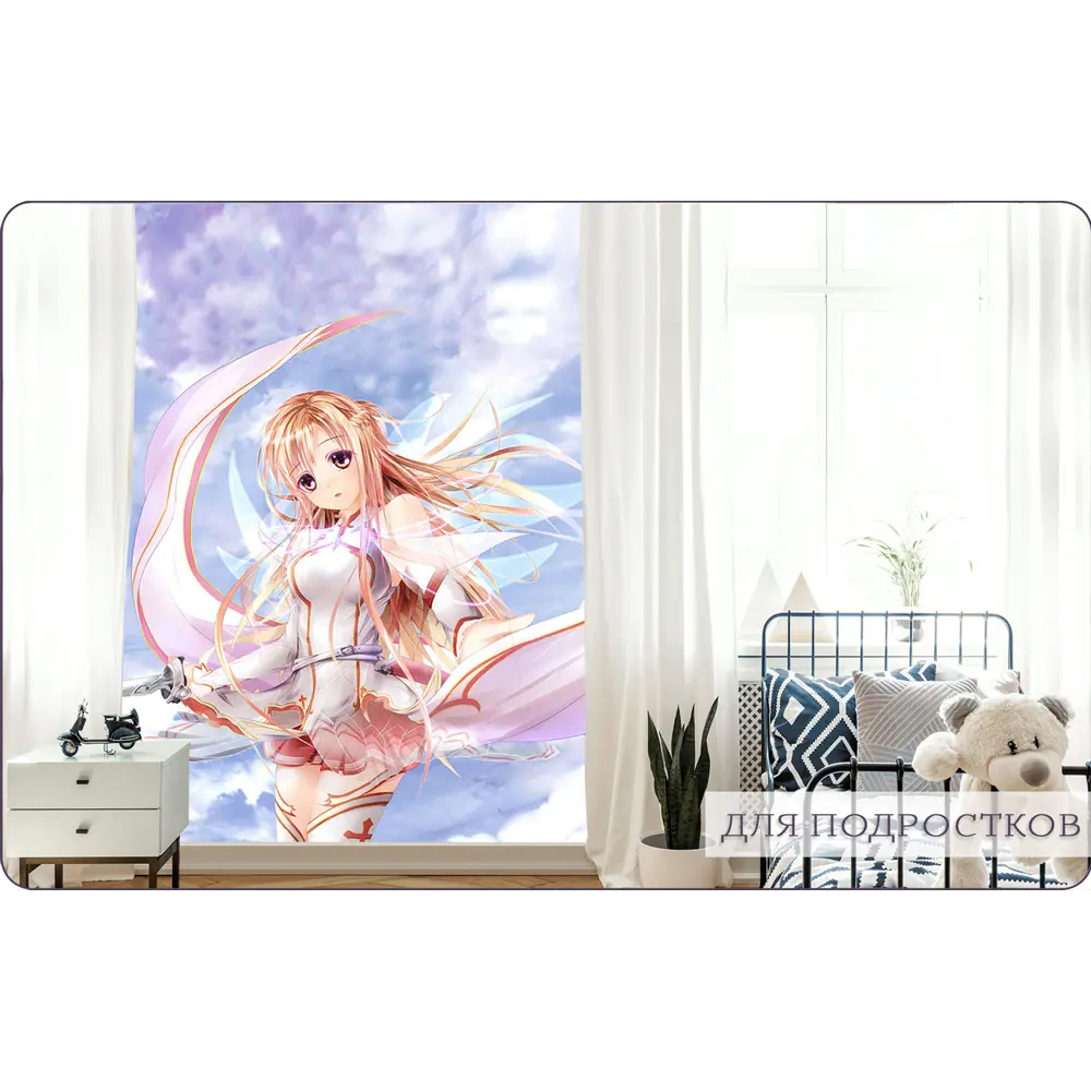 Фото 10 Фотообои флизелиновые Bartonwall 300x270 см Аниме K20203