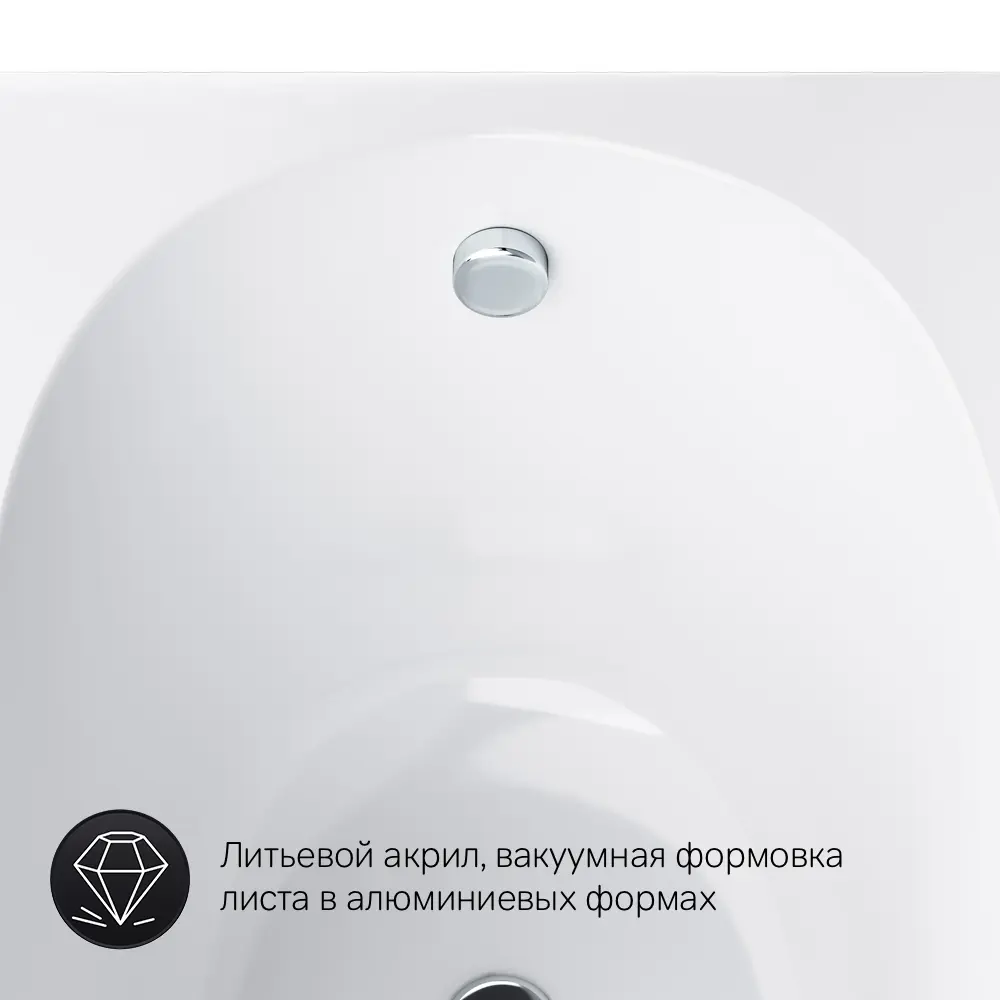 Фото 3 Прямоугольная ванна AM.PM W72A-150-070W-A2RPOFI акрил 70x150см Фото 3 Прямоугольная ванна AM.PM W72A-150-070W-A2RPOFI акрил 70x150см