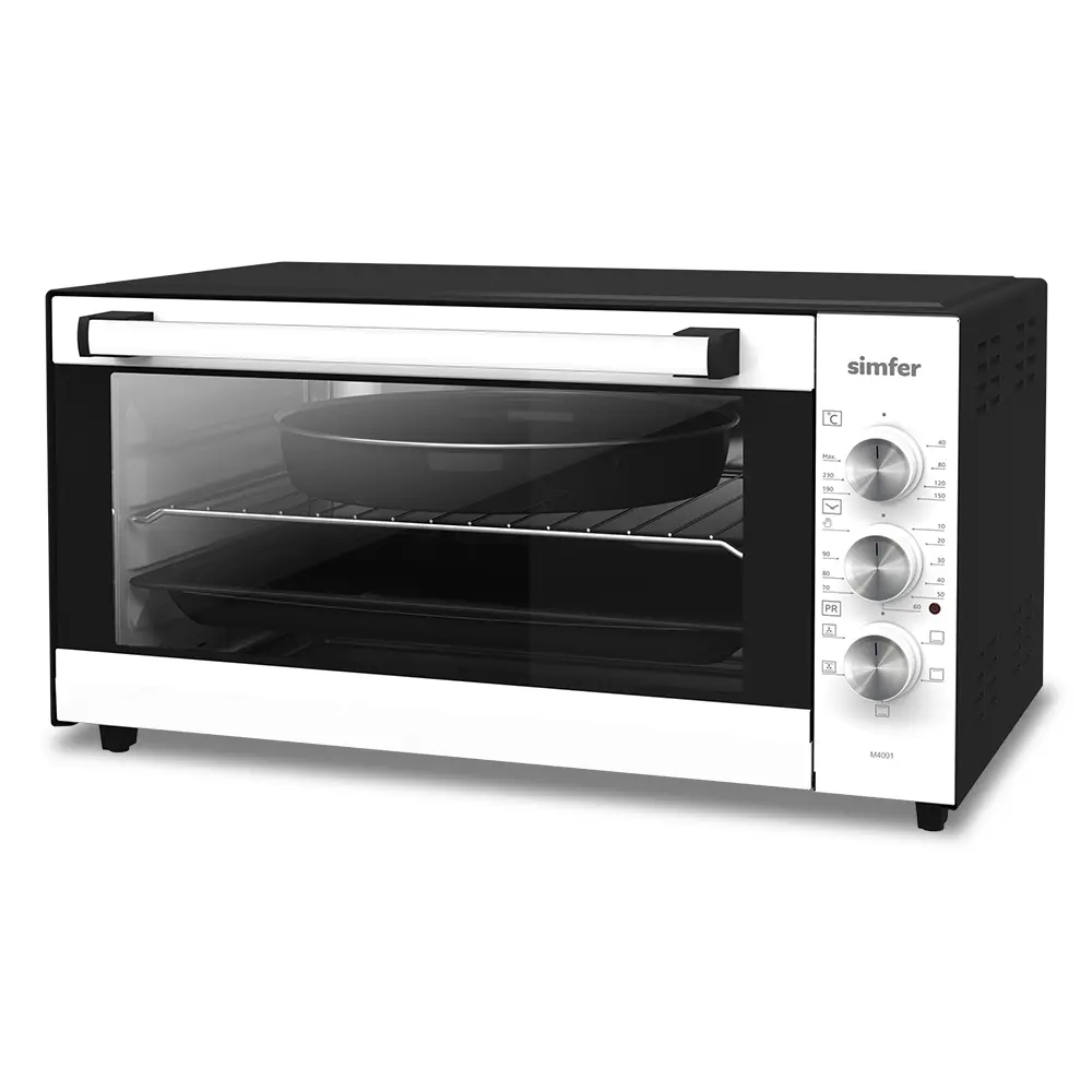 Фото 3 Электропечь Simfer M4002 57.5x30x36 см 1300 Вт цвет антрацит Фото 3 Электропечь Simfer M4002 57.5x30x36 см 1300 Вт цвет антрацит