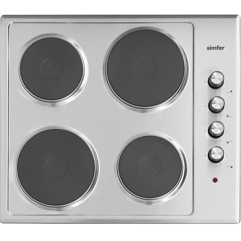 Фото 4 Электрическая варочная панель Simfer H60E04M011 60 см 4 конфорки цвет нержавеющая сталь Фото 4 Электрическая варочная панель Simfer H60E04M011 60 см 4 конфорки цвет нержавеющая сталь