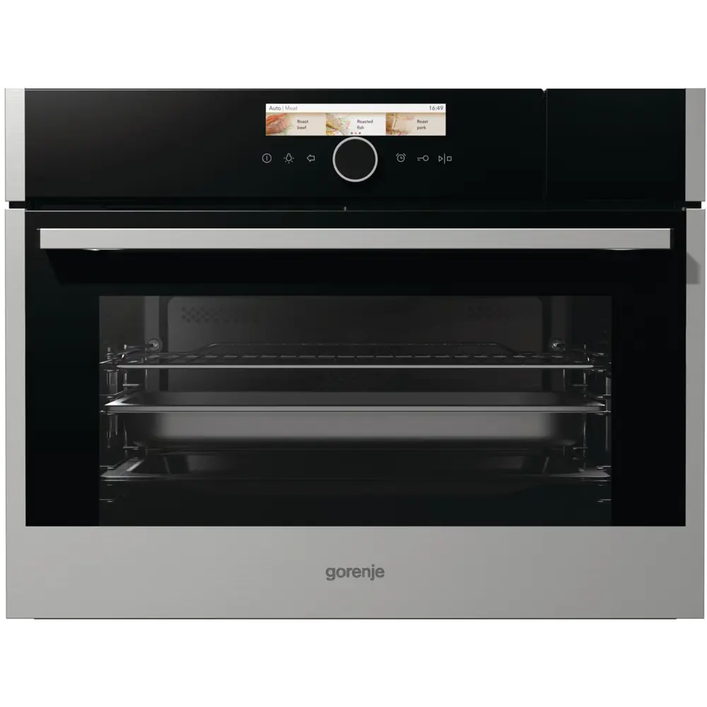 Фото Электрический духовой шкаф Gorenje BCMS598S19X 60x46x55 см цвет нержавеющая сталь Фото Электрический духовой шкаф Gorenje BCMS598S19X 60x46x55 см цвет нержавеющая сталь