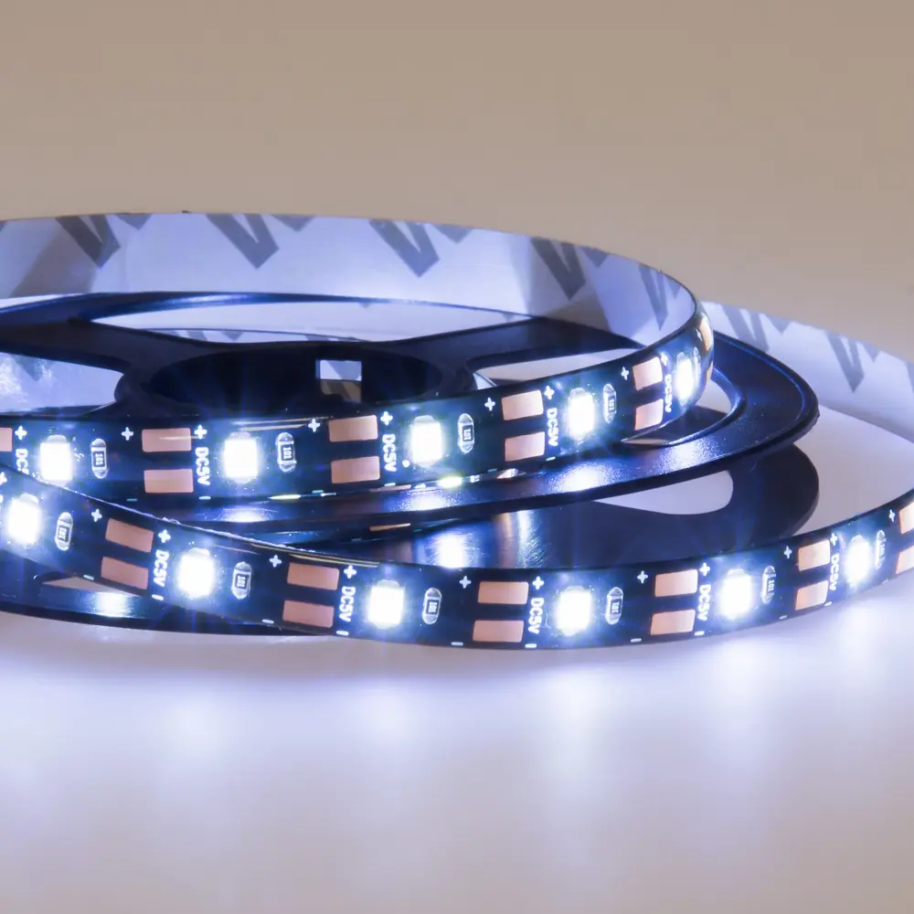 Фото Светодиодная лента Lamper 141-385 для контурной подсветки SMD 2835 60 диод/4.8 Вт/м 5 В 8 мм IP65 1 м белый свет Фото Светодиодная лента Lamper 141-385 для контурной подсветки SMD 2835 60 диод/4.8 Вт/м 5 В 8 мм IP65 1 м белый свет