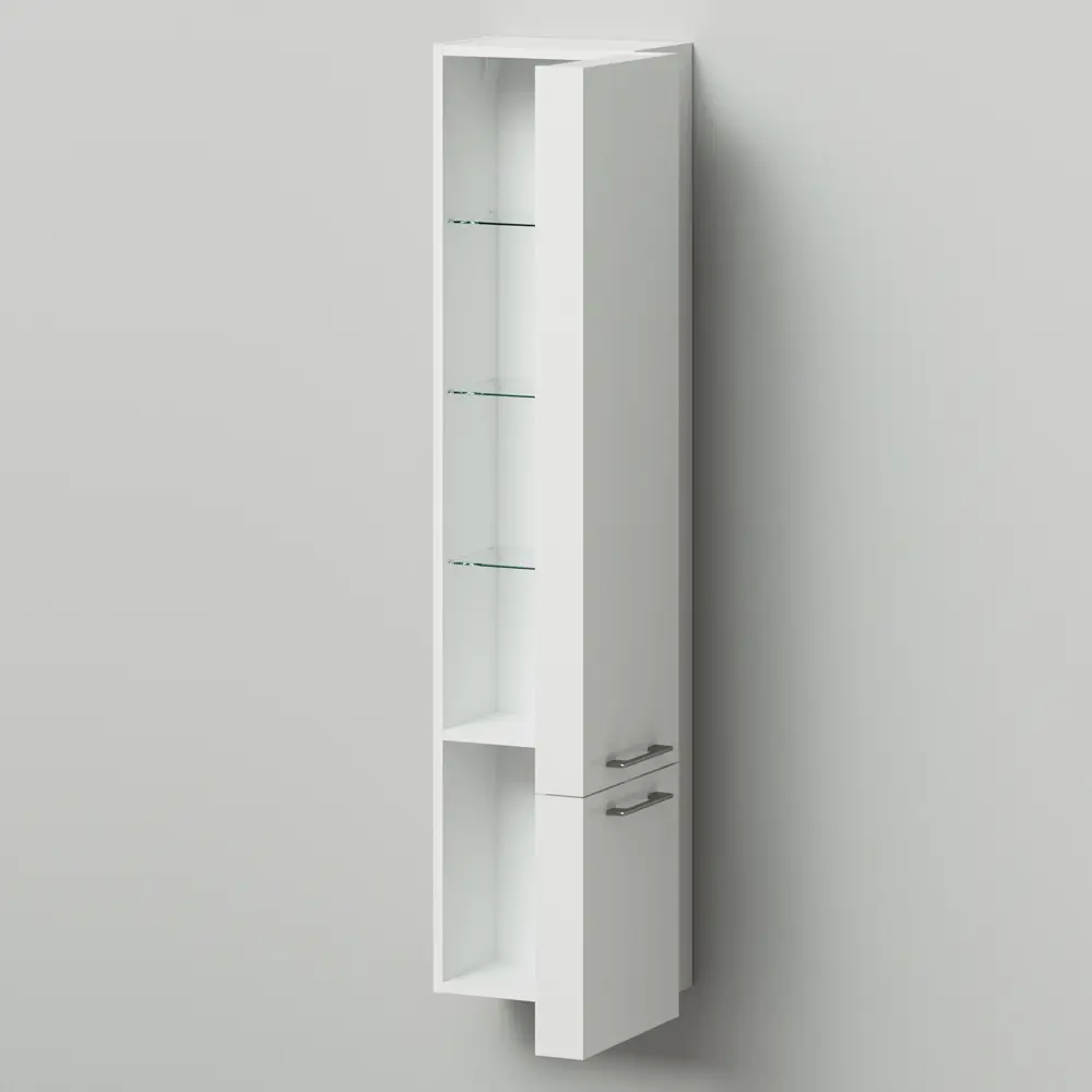 Фото 3 Пенал подвесной Итана Magic 35 350x300x1500 правый Белый глянец