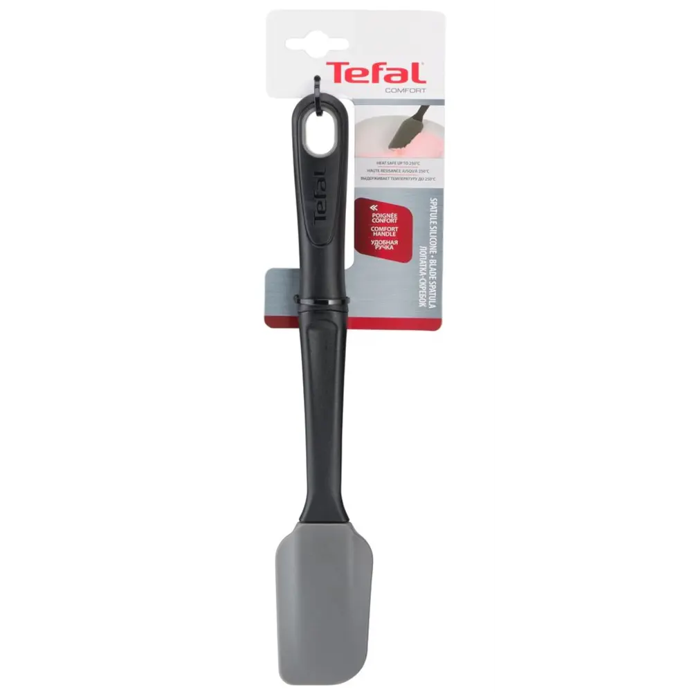 Фото 2 Лопатка кухонная Tefal K1294614 силикон 33.4 см цвет черный Фото 2 Лопатка кухонная Tefal K1294614 силикон 33.4 см цвет черный