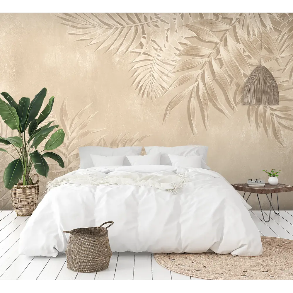 Фото 2 Фотообои флизелиновые Luxury walls 400x270 см Листья AM17804 Фото 2 Фотообои флизелиновые Luxury walls 400x270 см Листья AM17804