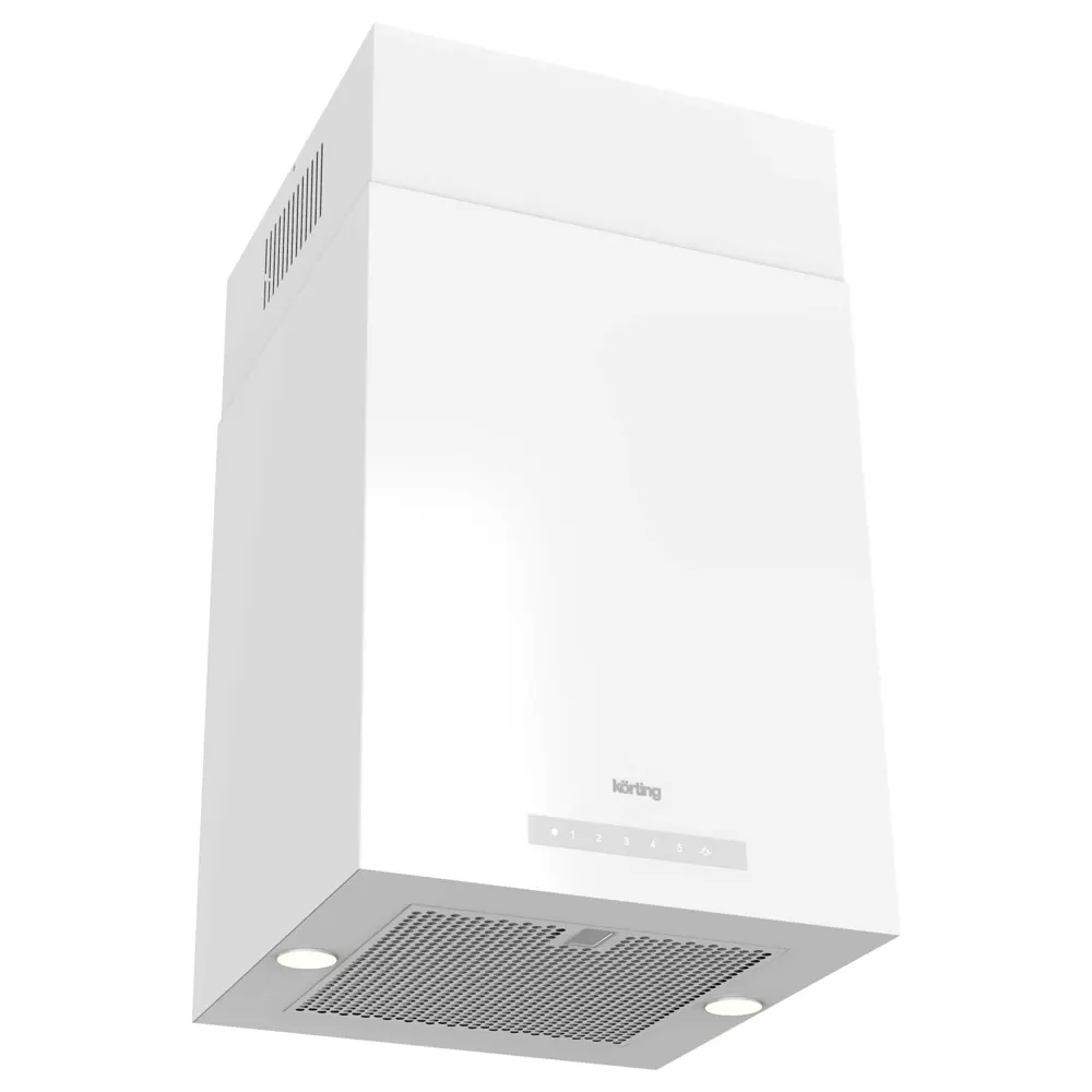 Фото Вытяжка Korting KHA 45970 W Cube Фото Вытяжка Korting KHA 45970 W Cube