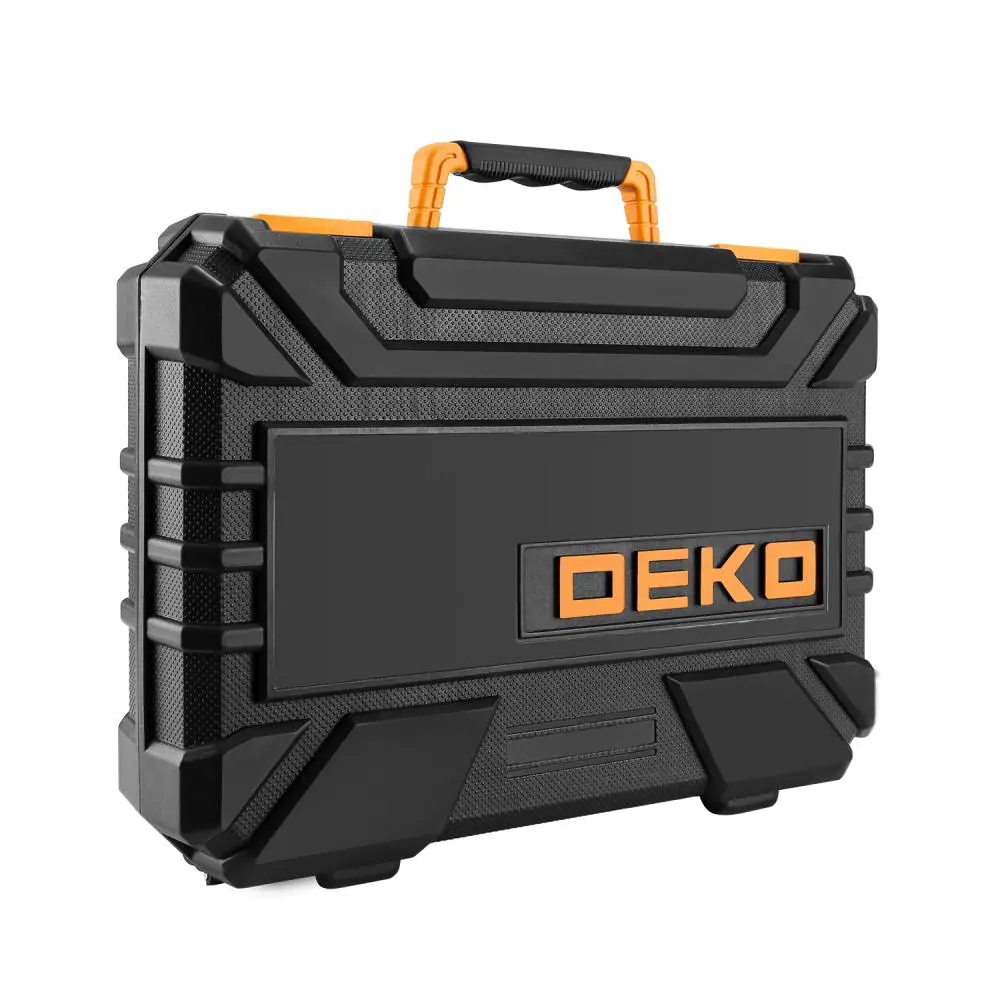 Фото 3 Дрель ударная сетевая Deko DKID600W 063-4158, 600 Вт с набором инструментов 40 шт
