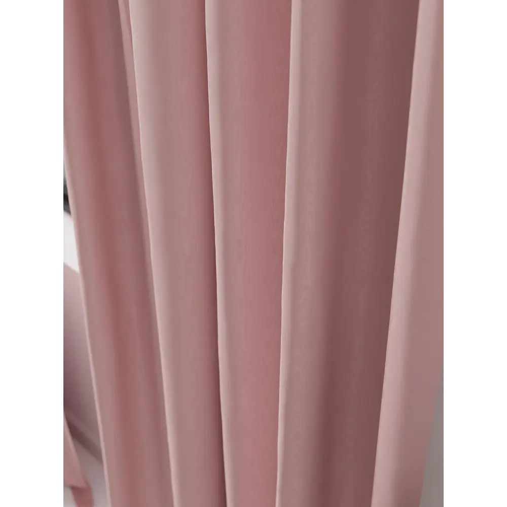 Фото 9 Комплект штор на шторной ленте AT Home Блэки 150x270 см цвет розовый