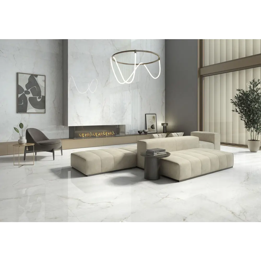 Фото 2 Керамогранит Pamesa ceramica 14 Crystal 00-006077 60x120см 1.44 м² цвет белый, цена за упаковку