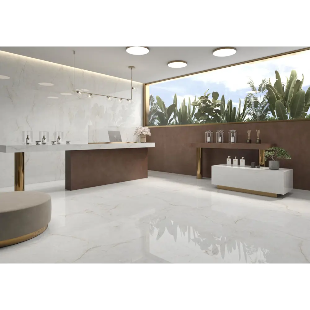 Фото Керамогранит Pamesa ceramica 14 Crystal 00-006077 60x120см 1.44 м² цвет белый, цена за упаковку