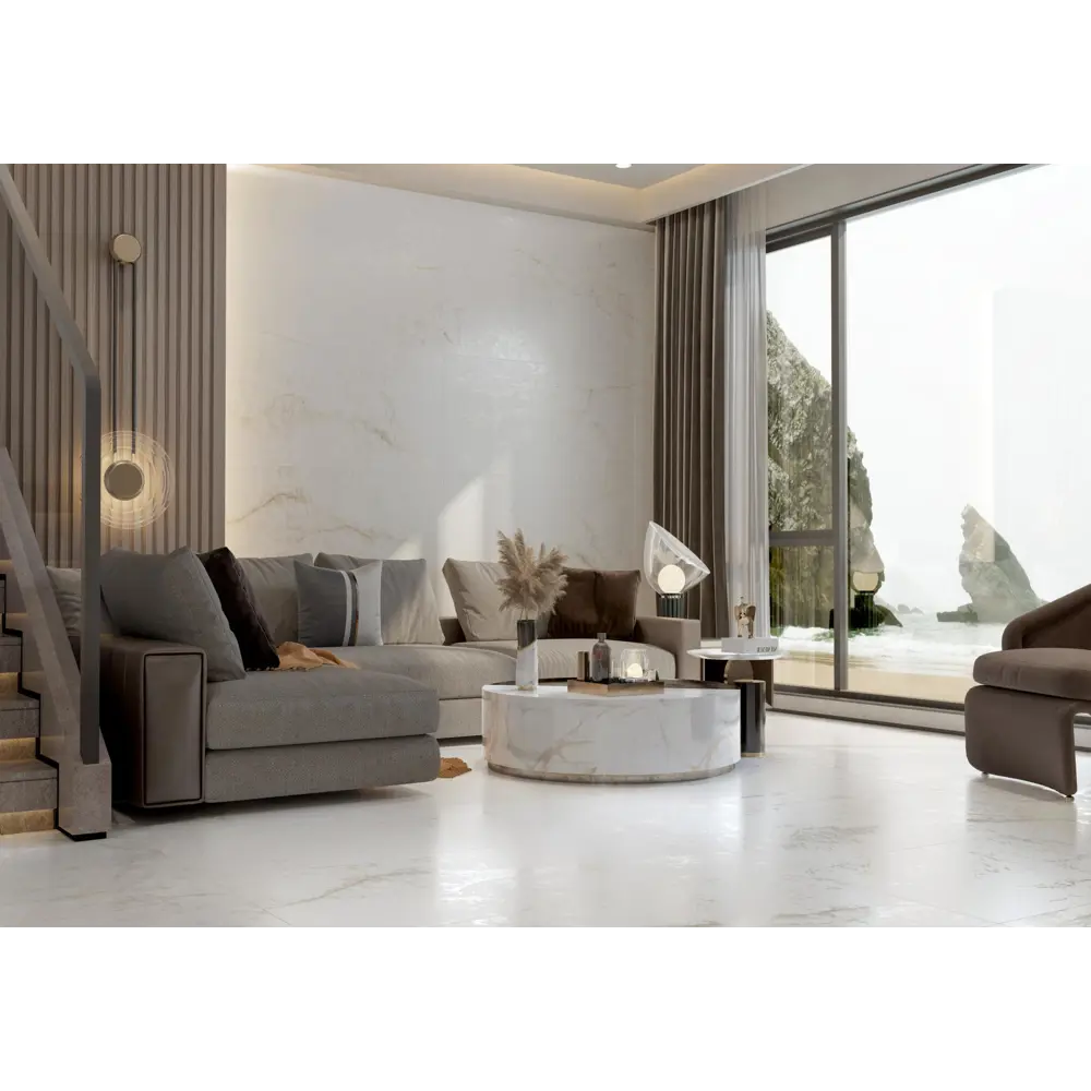 Фото 5 Керамогранит Pamesa ceramica 22 Crystal 23-00001399 60x120см 1.44 м² цвет белый, цена за упаковку Фото 5 Керамогранит Pamesa ceramica 22 Crystal 23-00001399 60x120см 1.44 м² цвет белый, цена за упаковку
