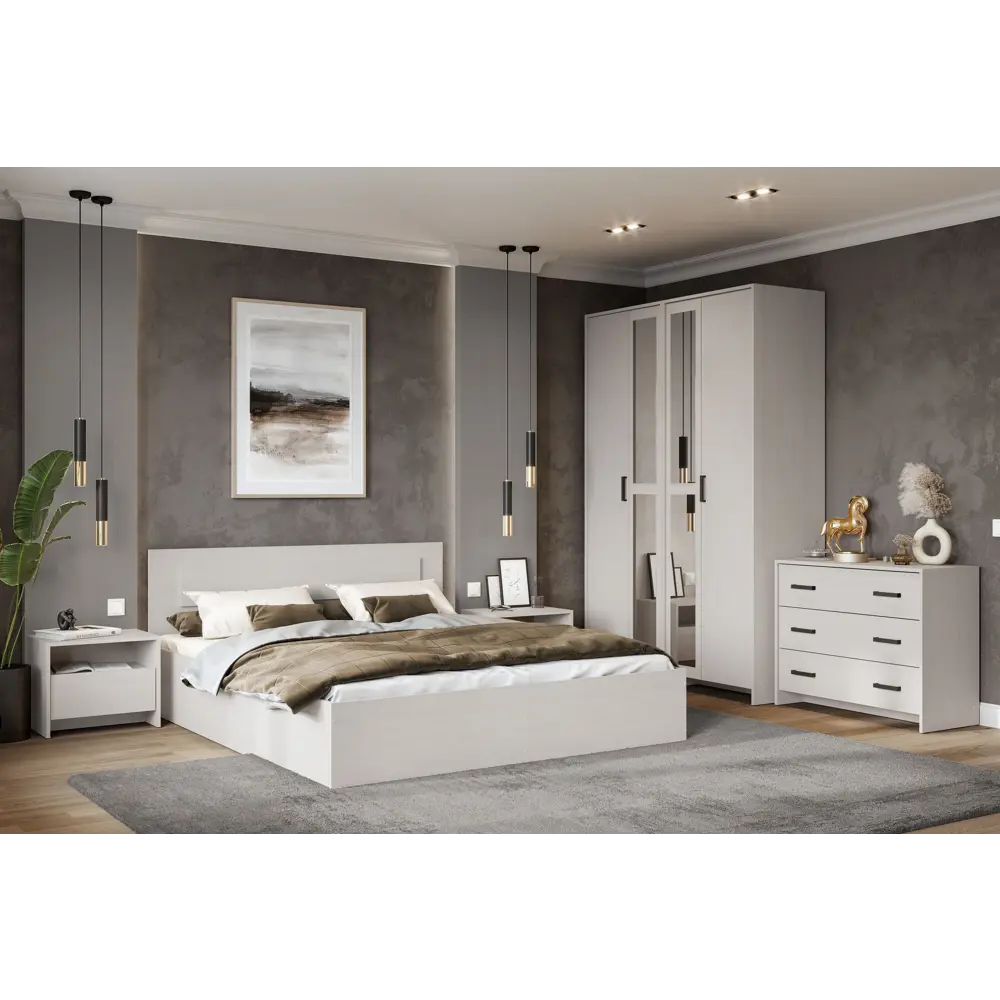 Фото 3 Шкаф распашной Sv-мебель 70.1x209.4x50 см ЛДСП цвет ясень анкор светлый Фото 3 Шкаф распашной Sv-мебель 70.1x209.4x50 см ЛДСП цвет ясень анкор светлый