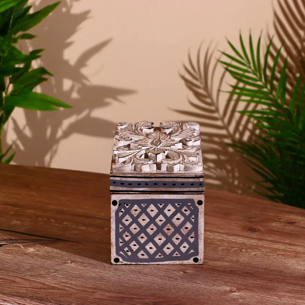 Фото 3 Шкатулка "Сетка" 24x12x12 см Фото 3 Шкатулка "Сетка" 24x12x12 см