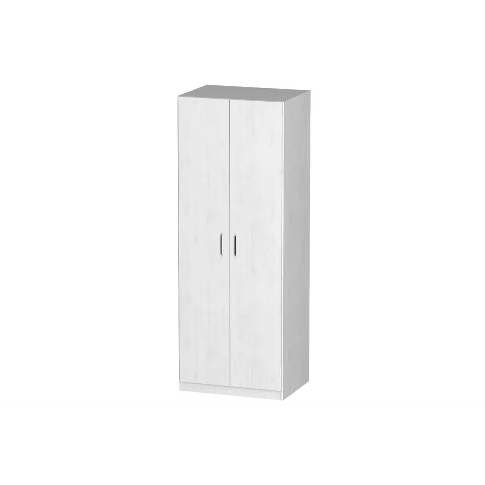 Фото Шкаф распашной Furnistyle Лайф ЛШО-06 80x215x60 см ЛДСП цвет светлое дерево