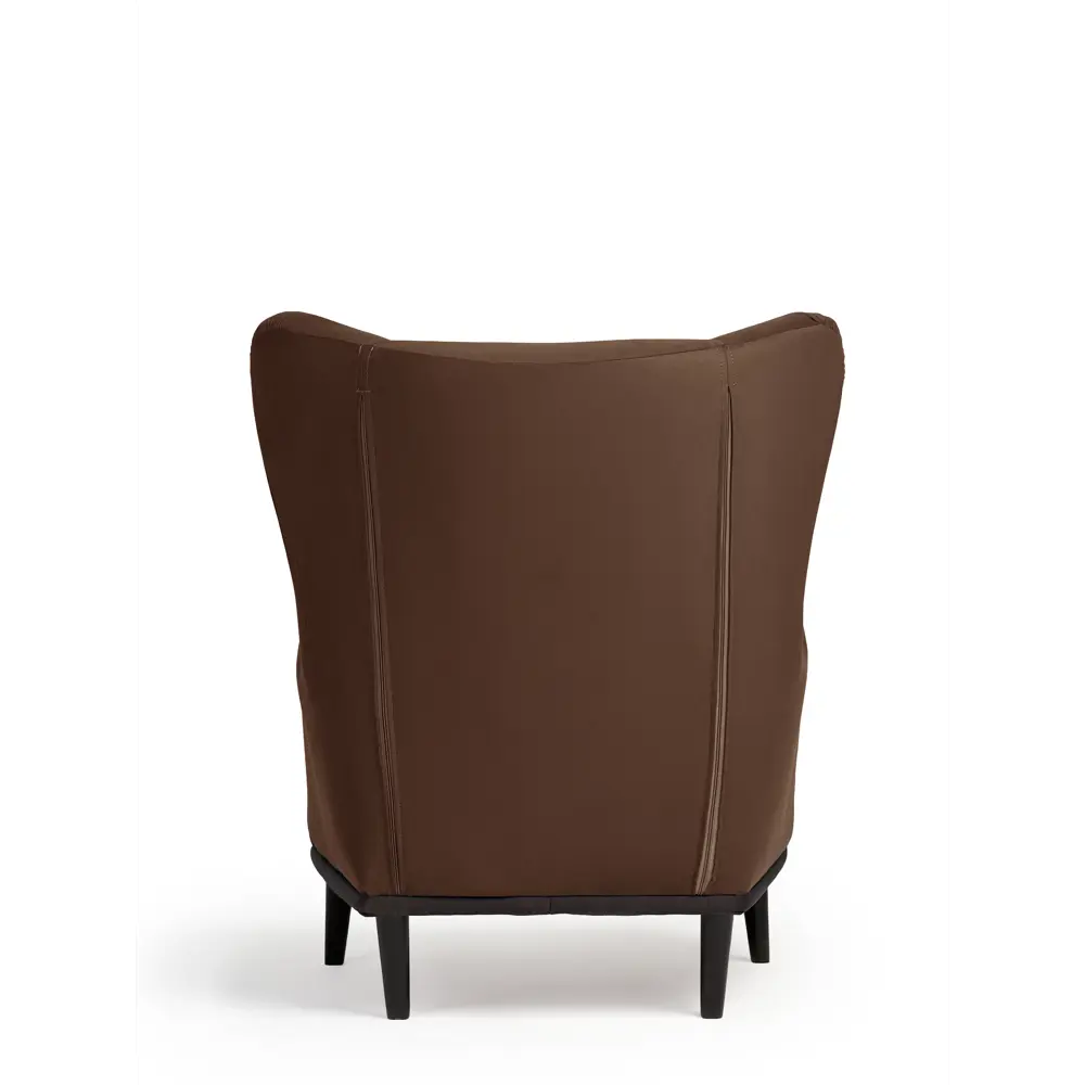 Фото 3 Кресло Диван не мебель Оскар Zara 75x90x85 см велюр цвет коричневый Фото 3 Кресло Диван не мебель Оскар Zara 75x90x85 см велюр цвет коричневый