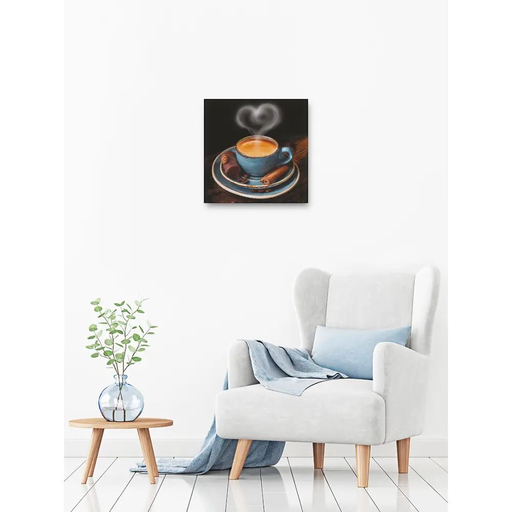 Фото 4 Картина на стекле Postermarket Чашка кофе 30x30 см Фото 4 Картина на стекле Postermarket Чашка кофе 30x30 см