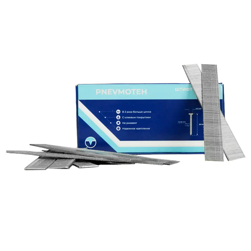 Фото 2 Финишные отделочные гвозди для пневматического нейлера 18Ga-15мм штифт J15 5000шт Фото 2 Финишные отделочные гвозди для пневматического нейлера 18Ga-15мм штифт J15 5000шт